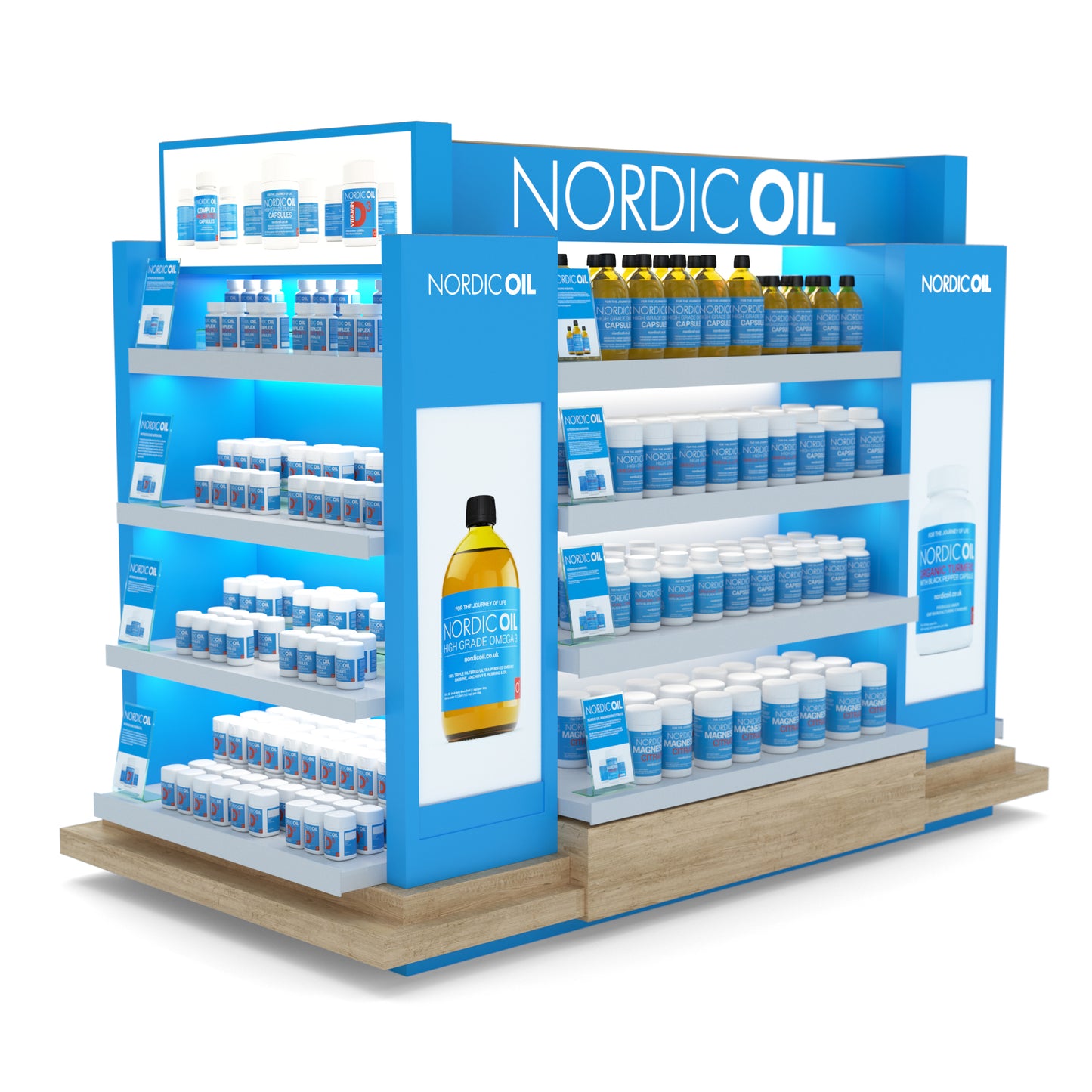 Nordic Supplements Omega 3 Fish Oil Liquid: 500ml