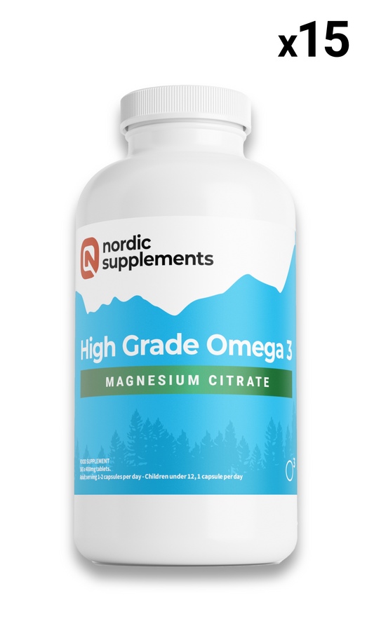 15 x Magnesium Citrate 400mg Tablets - 365x400mg (WHOLESALE)