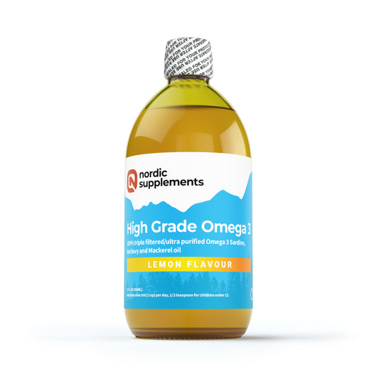 Nordic Supplements Omega 3 Fish Oil Liquid: 500ml
