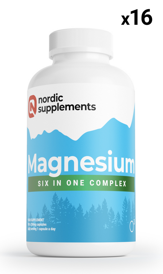 16 x Magnesium Complex 6 in 1 Tablets (WHOLESALE)