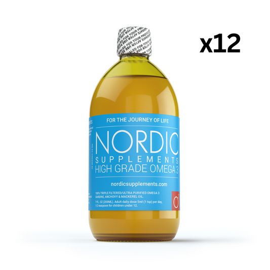 12 x High Grade Omega 3: 500ml bottle (WHOLESALE)