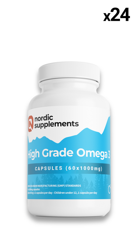 24x Omega 3 Capsules. 60x1000mg. (WHOLESALE)
